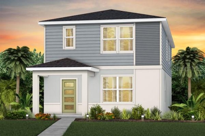 Exterior Design. Artistic rendering for this new construction home. Pictures are for illustrative purposes only. Elevations, colors and options may va