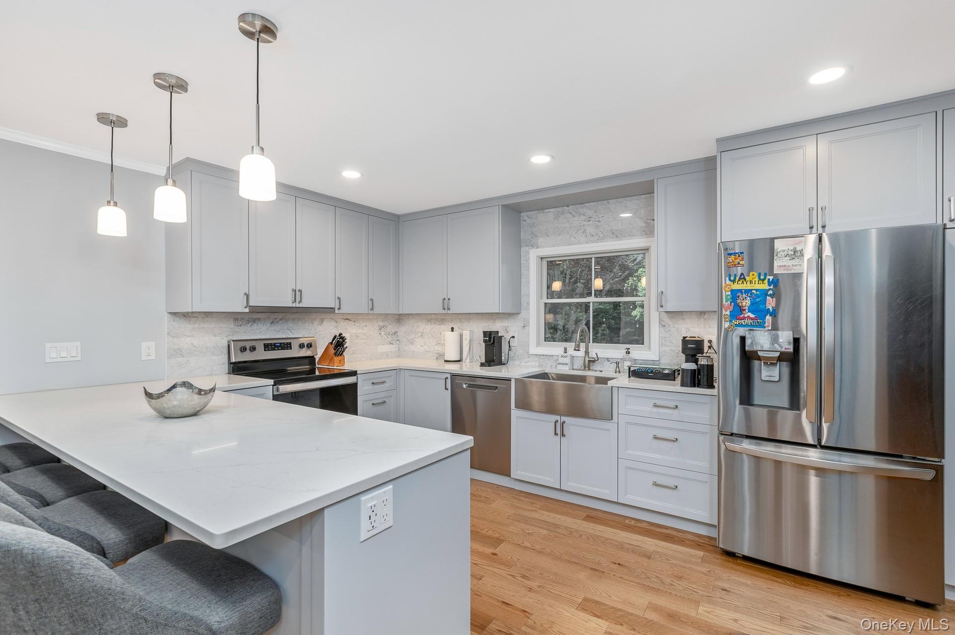New stainless appliances
