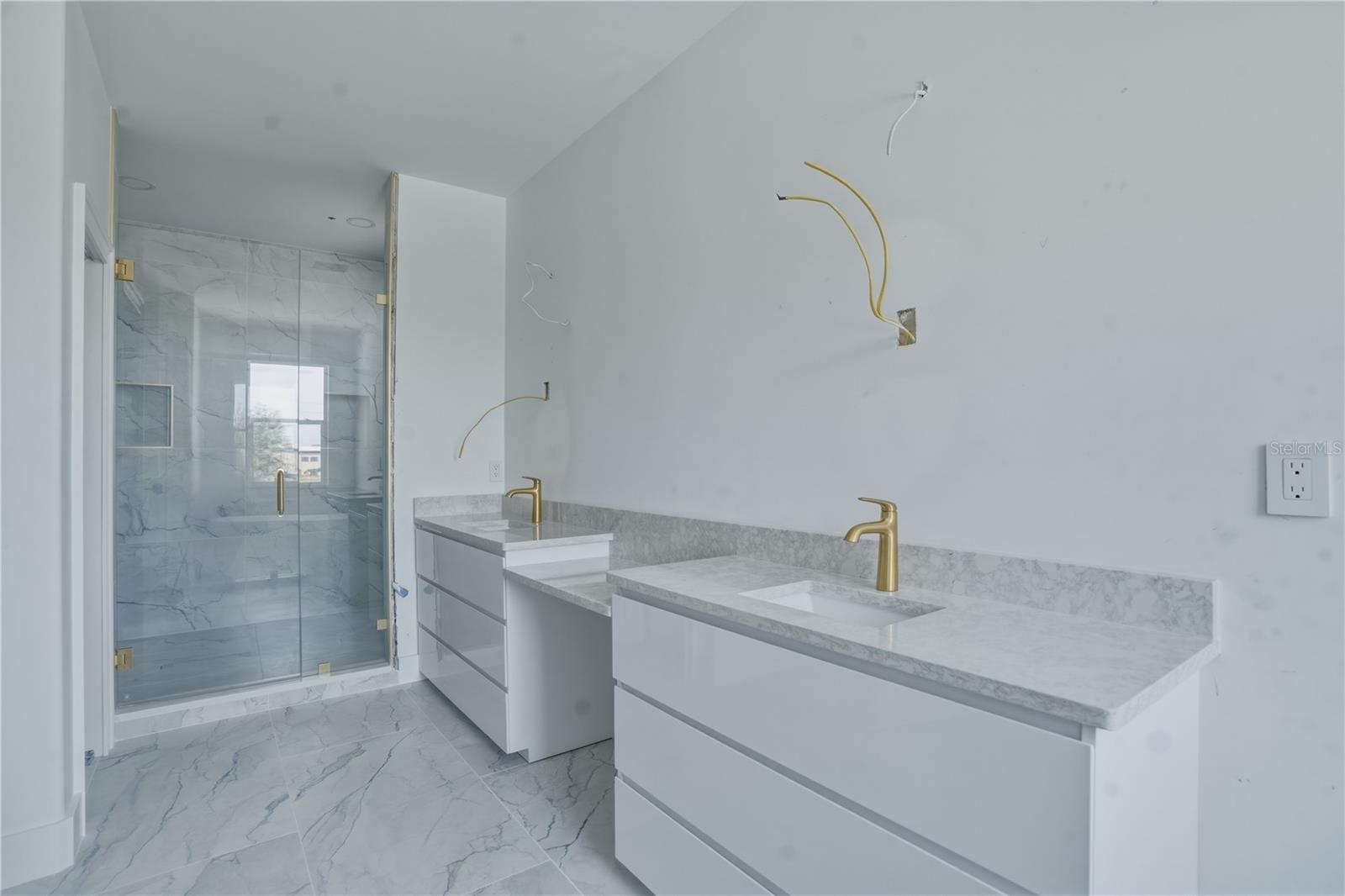 Primary Bathroom (mirrors coming soon)