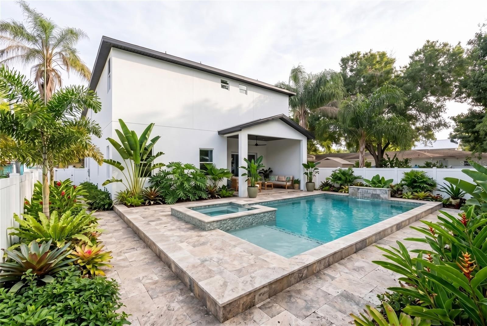 This photo is AI generated to give an example of the oasis backyard soon to come