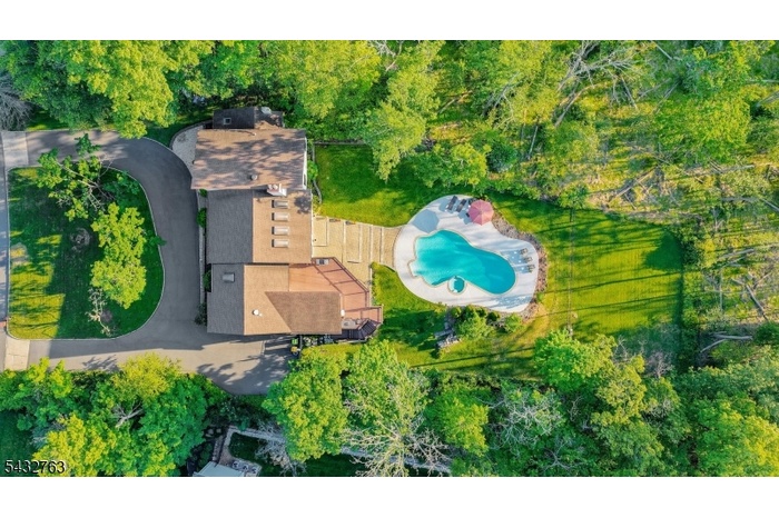 Aerial view of property