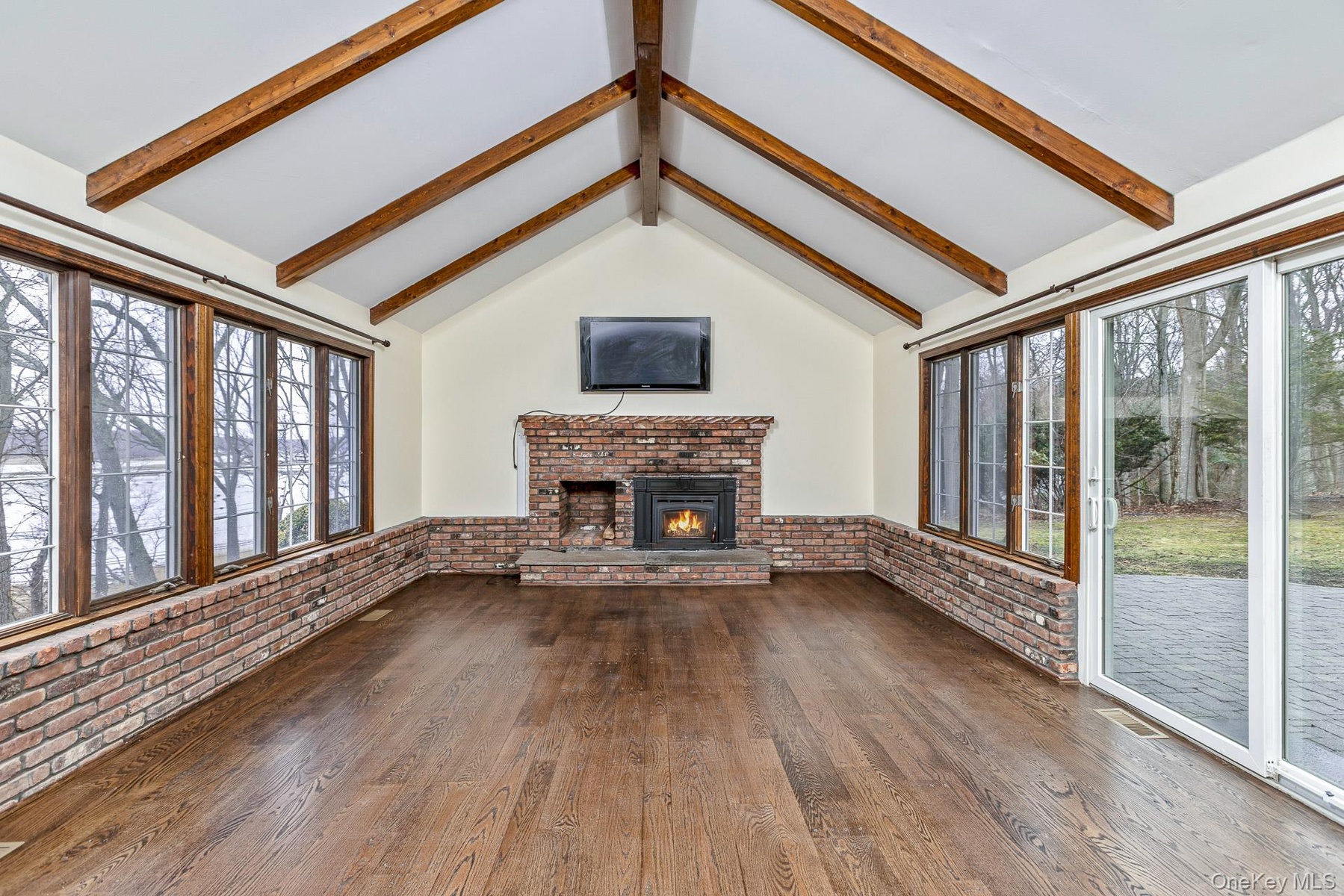 Wood Burning Fireplace