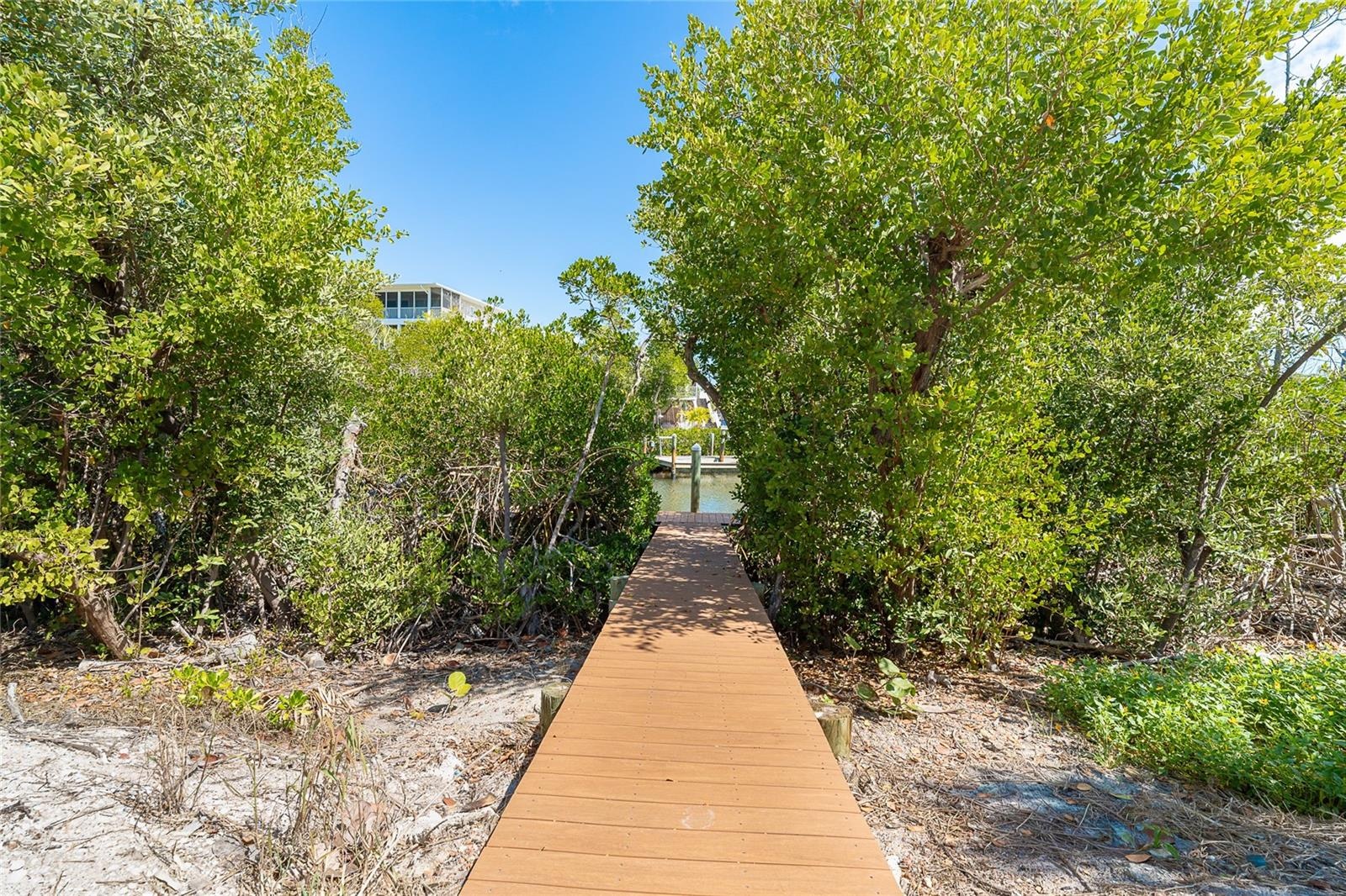 Walkway to Dock.