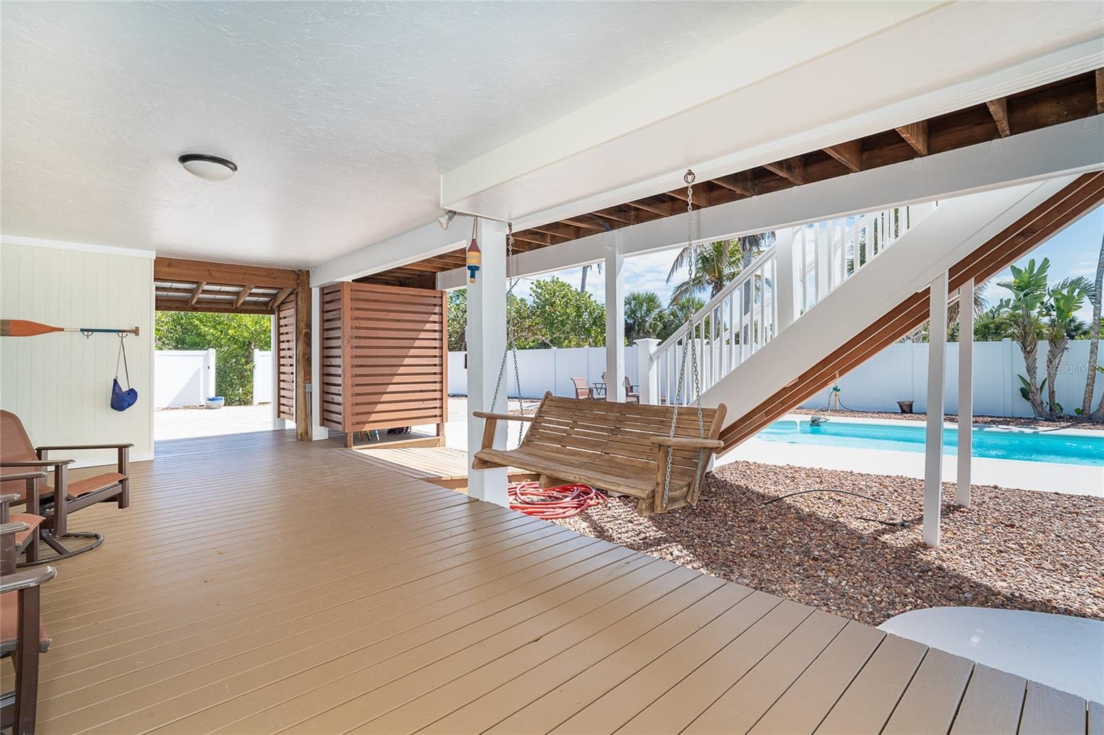 Outdoor Kitchen and Deck Ground Level.