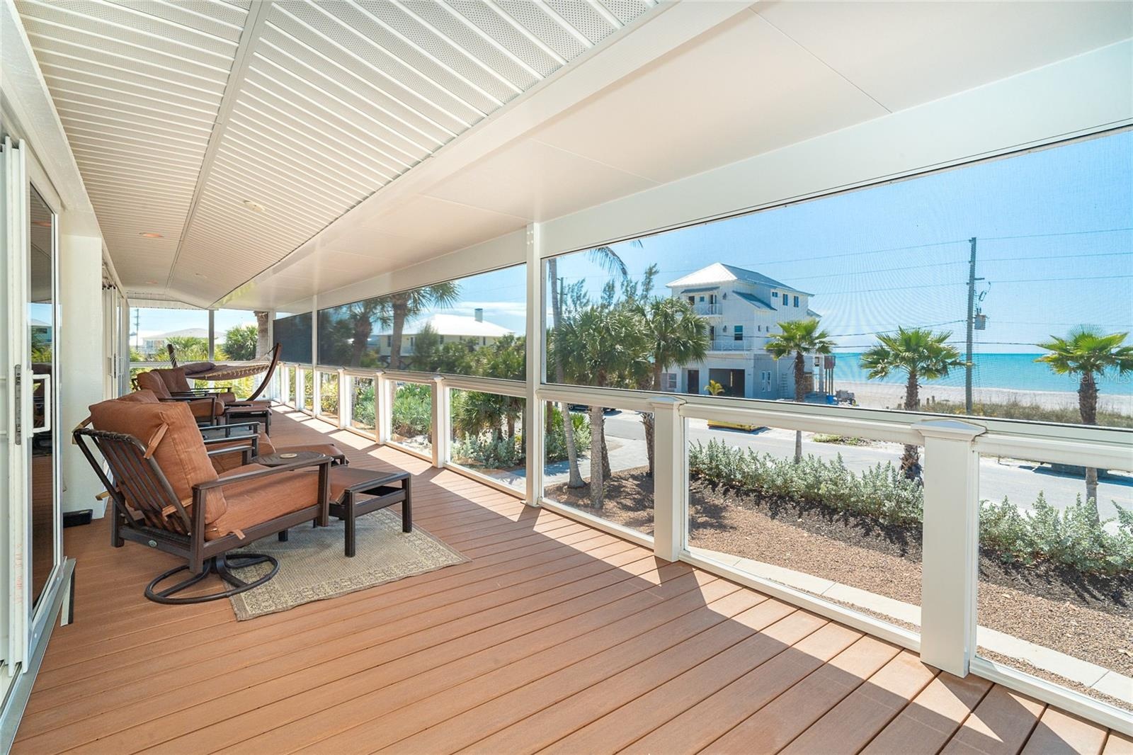 Front Deck off Living Area.