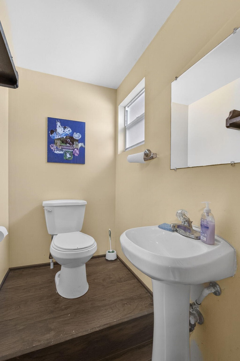 Barn half bath