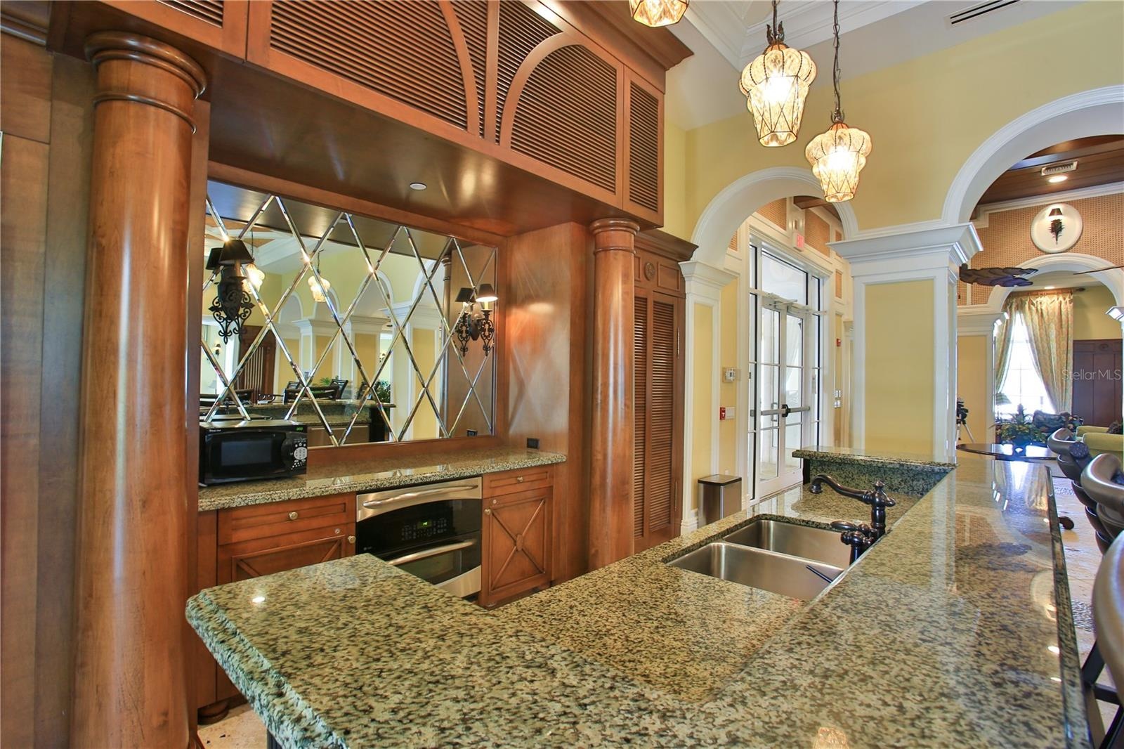Clubhouse kitchen