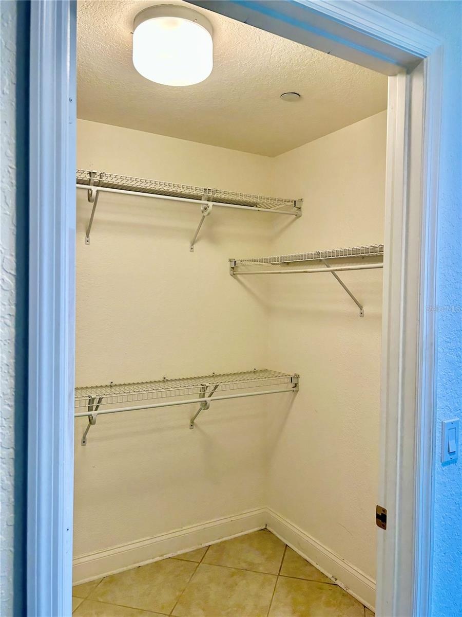 MBR walk-in closet is huge!