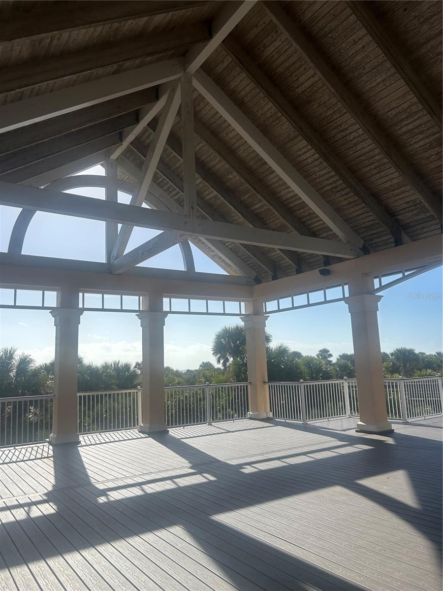 Oceanfront pavilion just rebuilt!