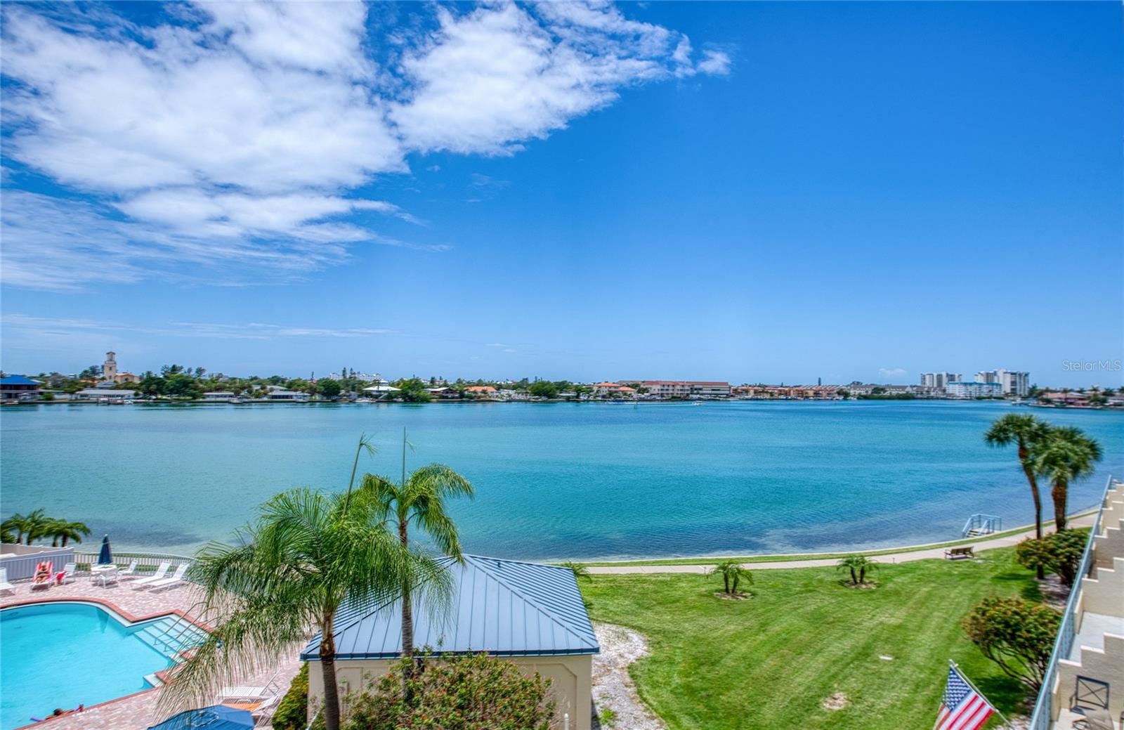 View from back balcony of Intracoastal