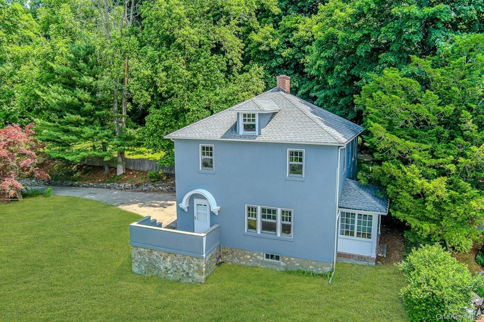Front of the house faces West where you will enjoy views of the Hudson River & Palisades, which are very dramatic in the Winter season