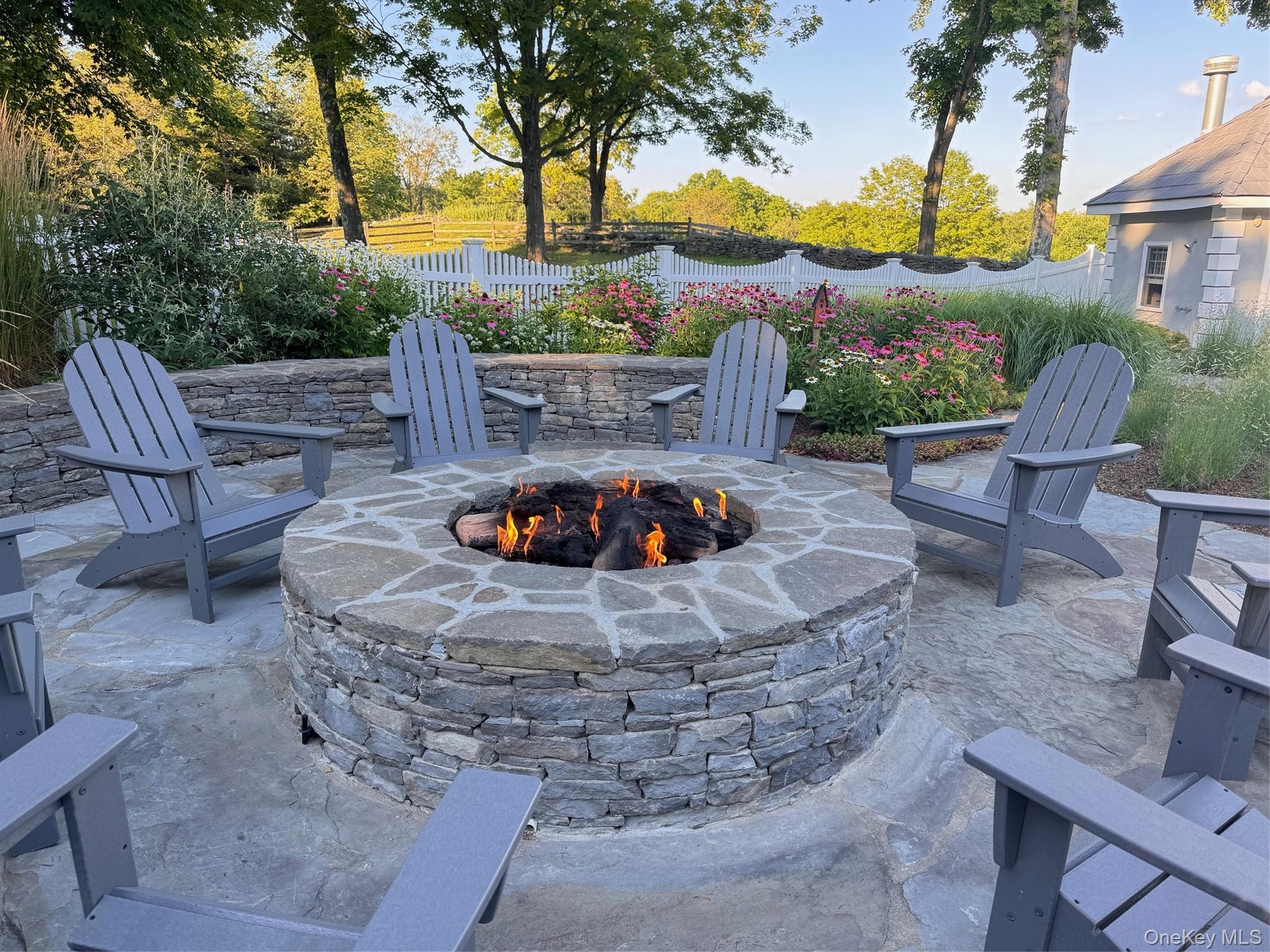 App controlled propane firepit