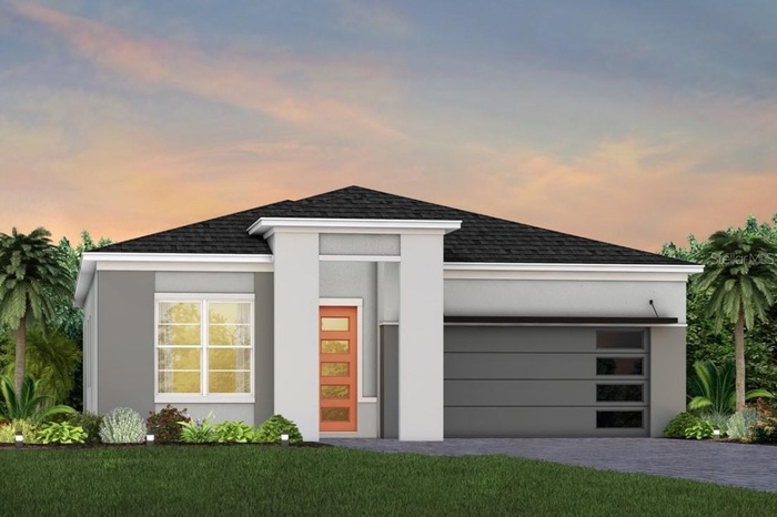 Exterior Design. Artistic rendering for this new construction home. Pictures are for illustrative purposes only. Elevations, colors and options may va
