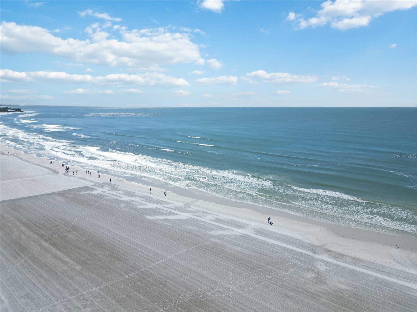 Drone view of the Siesta Key