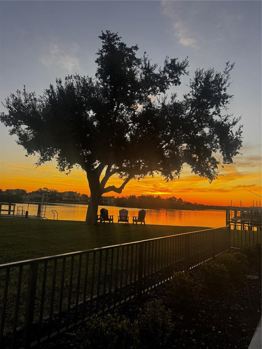 Sunrise over the bayfront