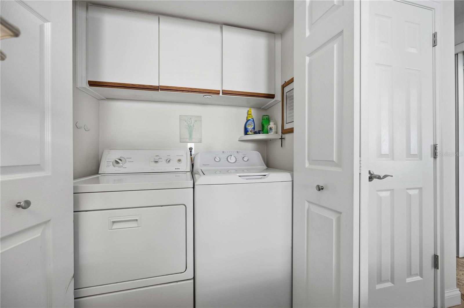 Utility Closet with full size Washer&Dryer