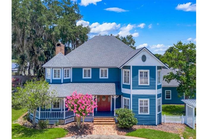 Custom Victorian revival home on almost an acre