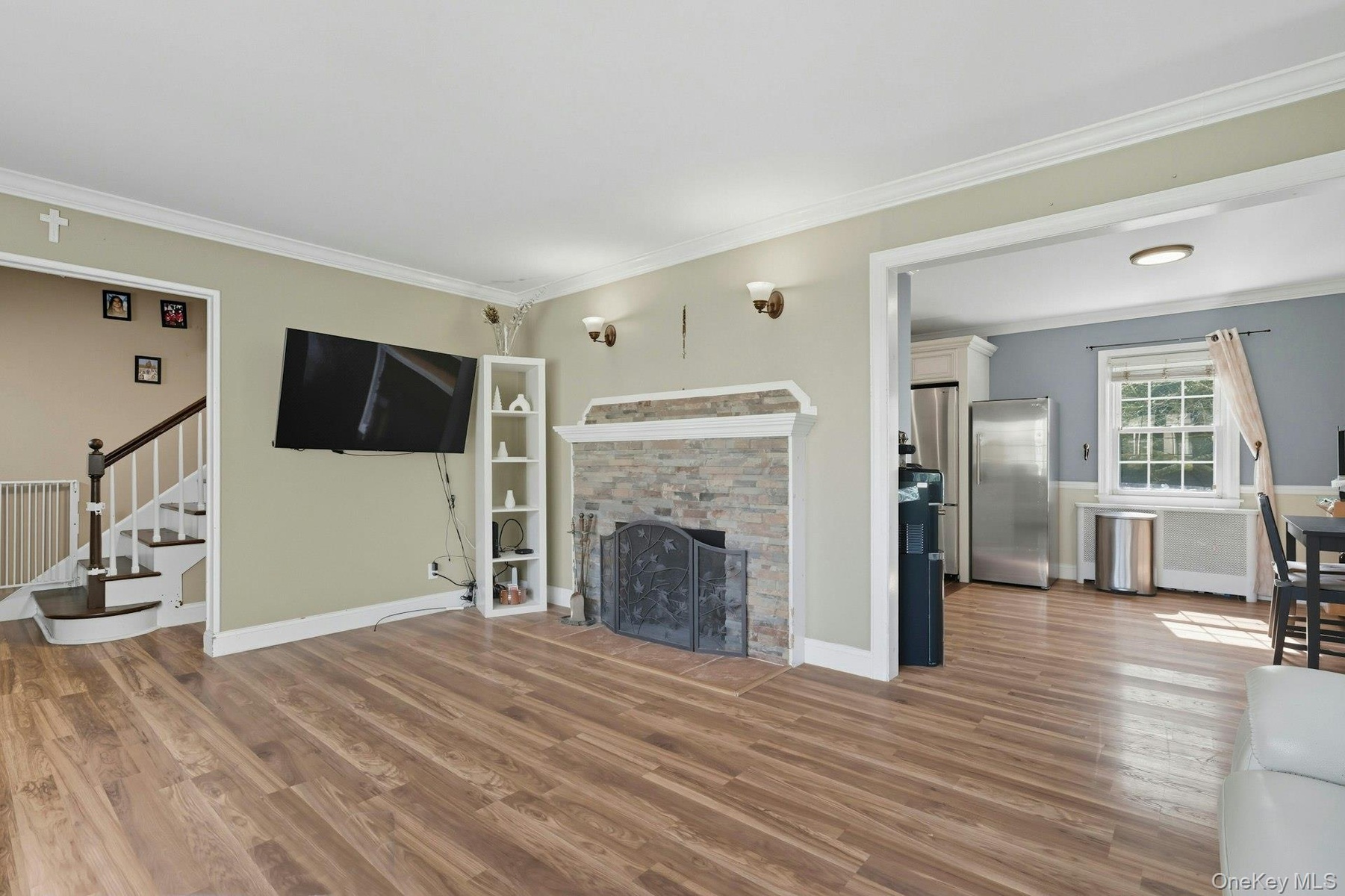 View of Fireplace living room