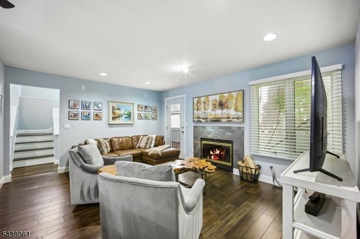 Living room open to kichen