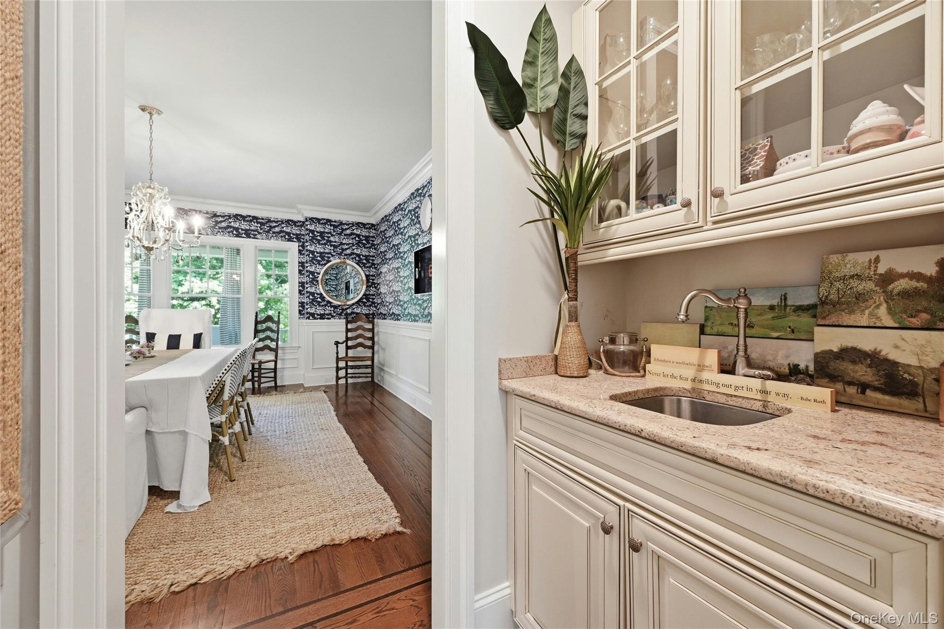 Wet Bar Off Dining Area