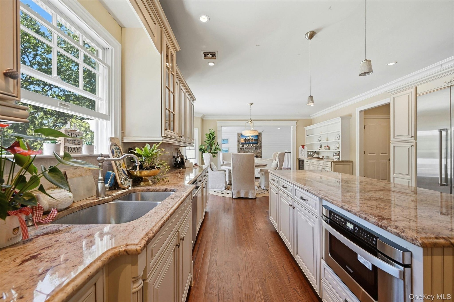 Kitchen Open to Family Room