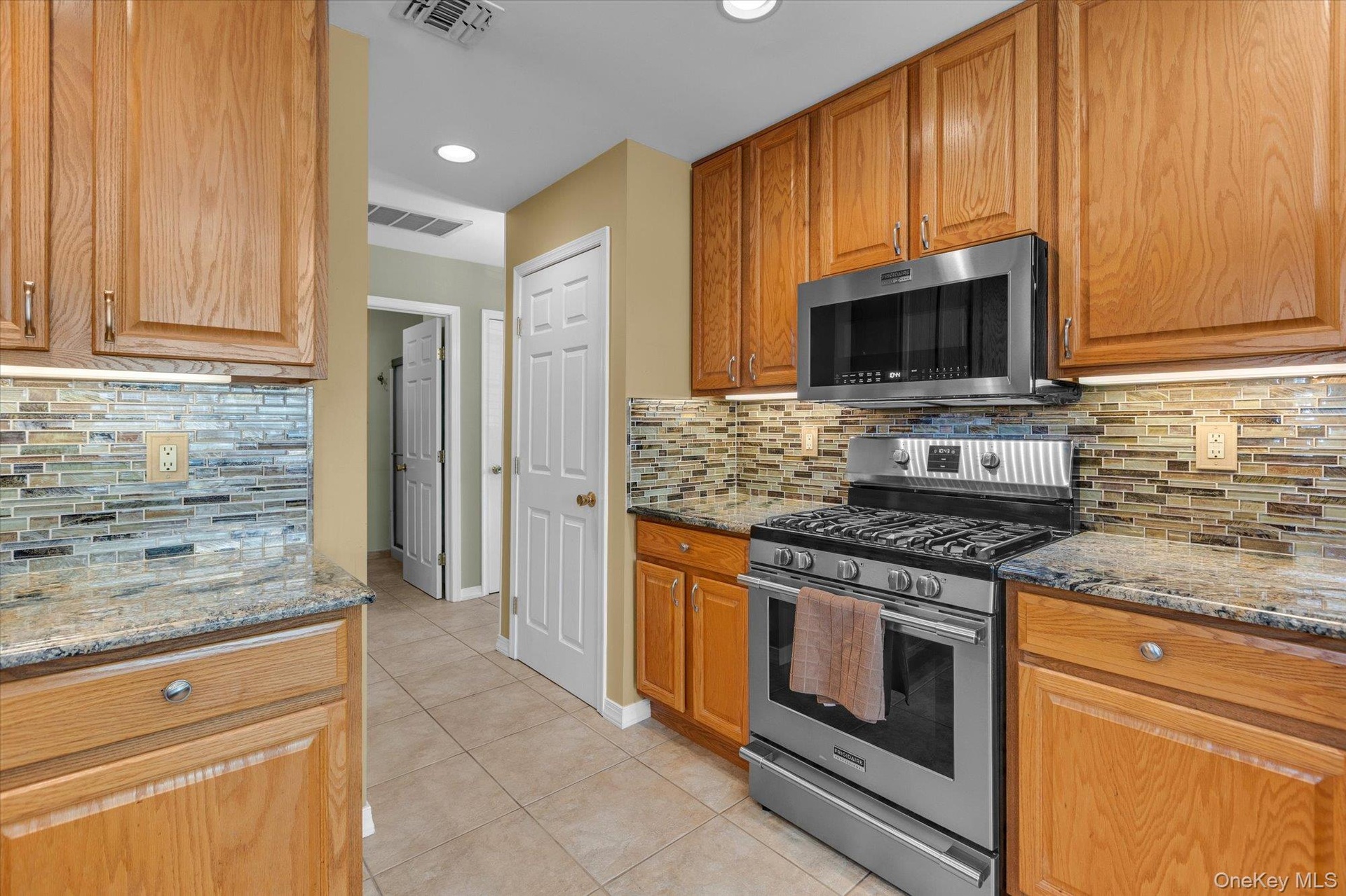 Newer appliances.  Spacious pantry.  Ample cabinet space.