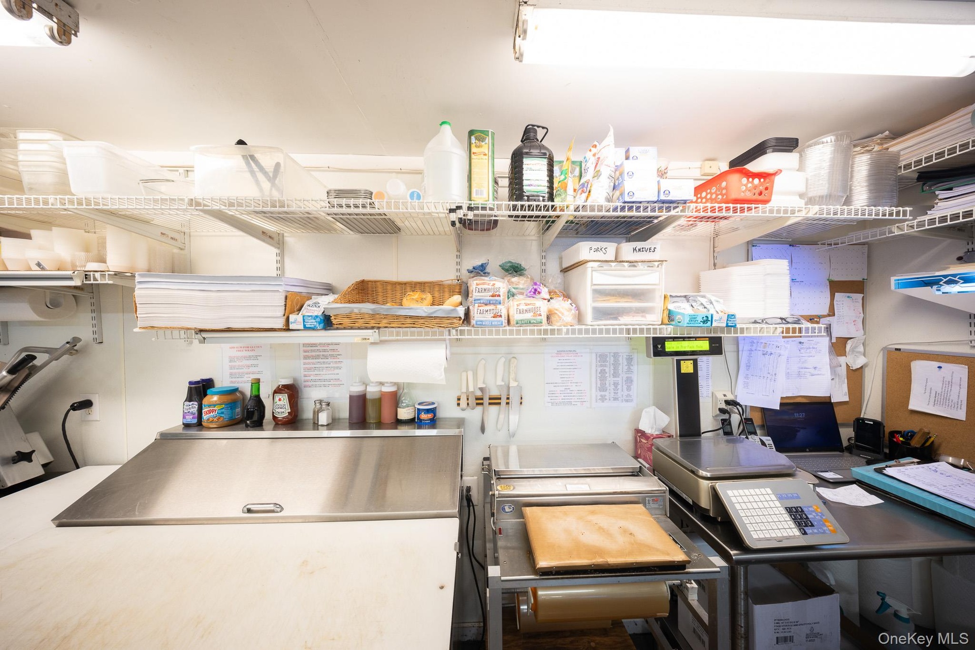 Behind Deli Counter