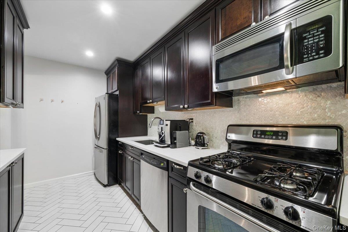 Kitchen is organized well and a great space to cook