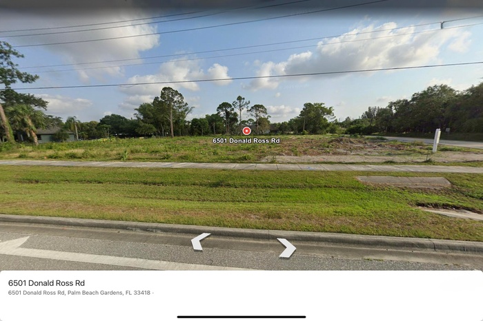Facing Donald Ross Road