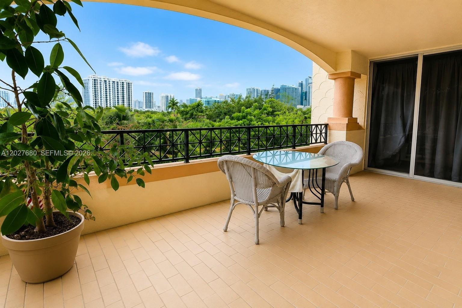 Balcon sin muebles AI