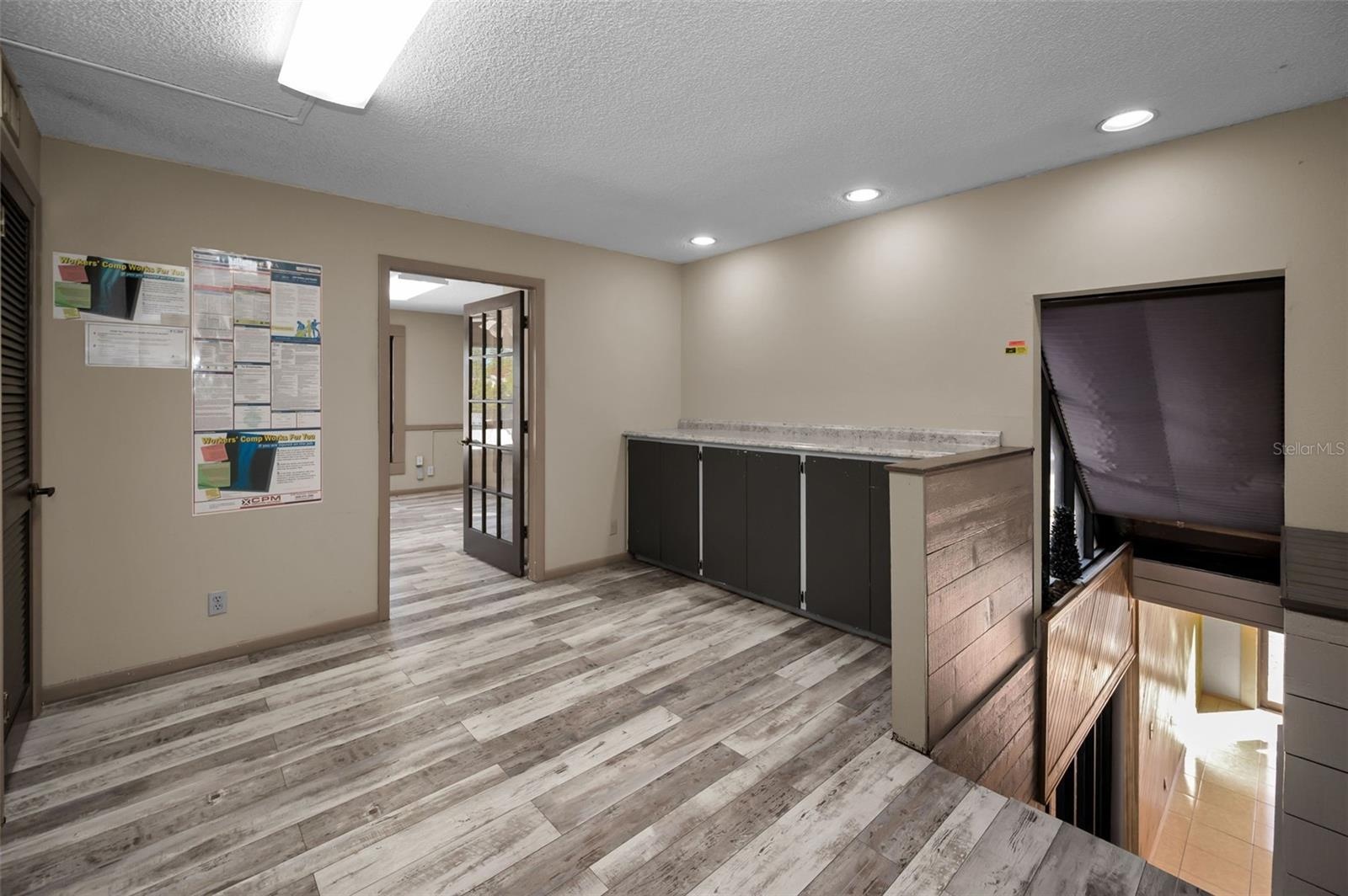 Upstairs office