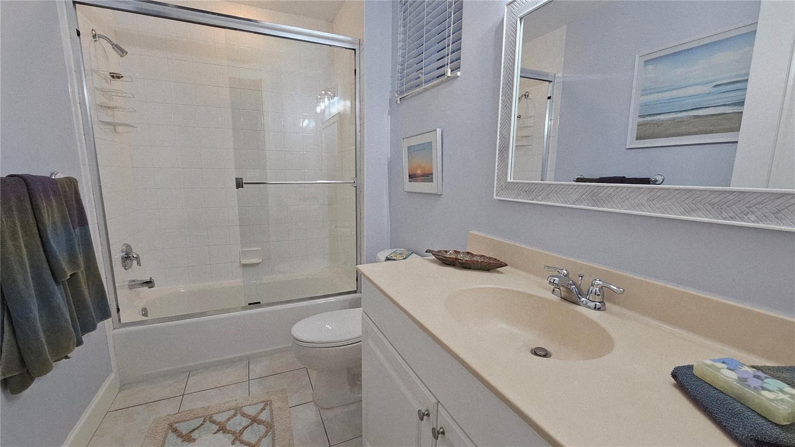 Guest bathroom-tub/shower