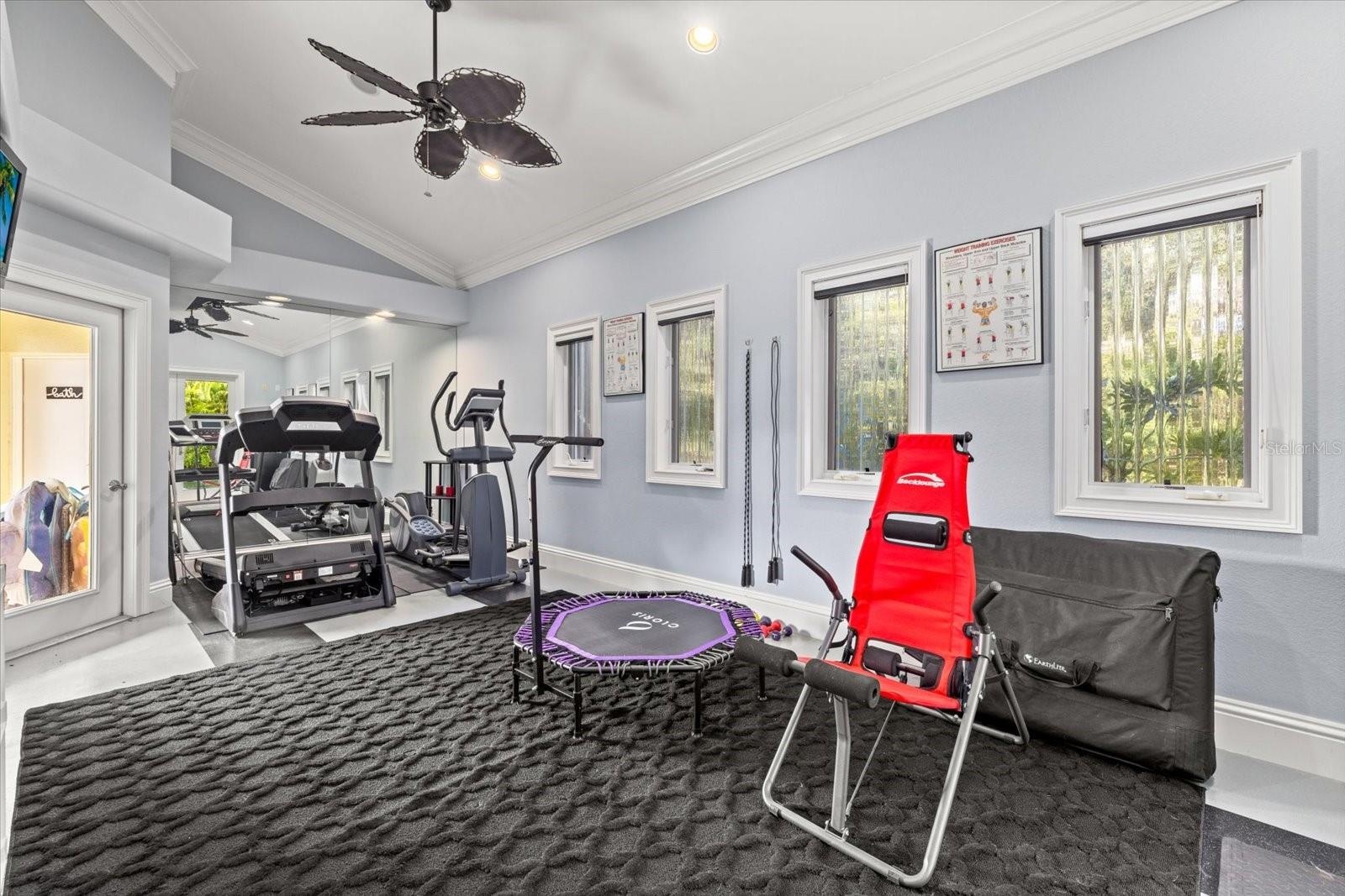 Gym off the Primary suite