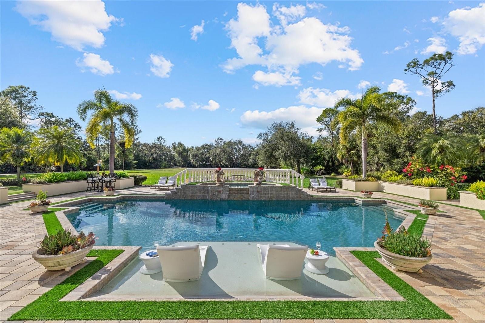 Backyard Pool Area