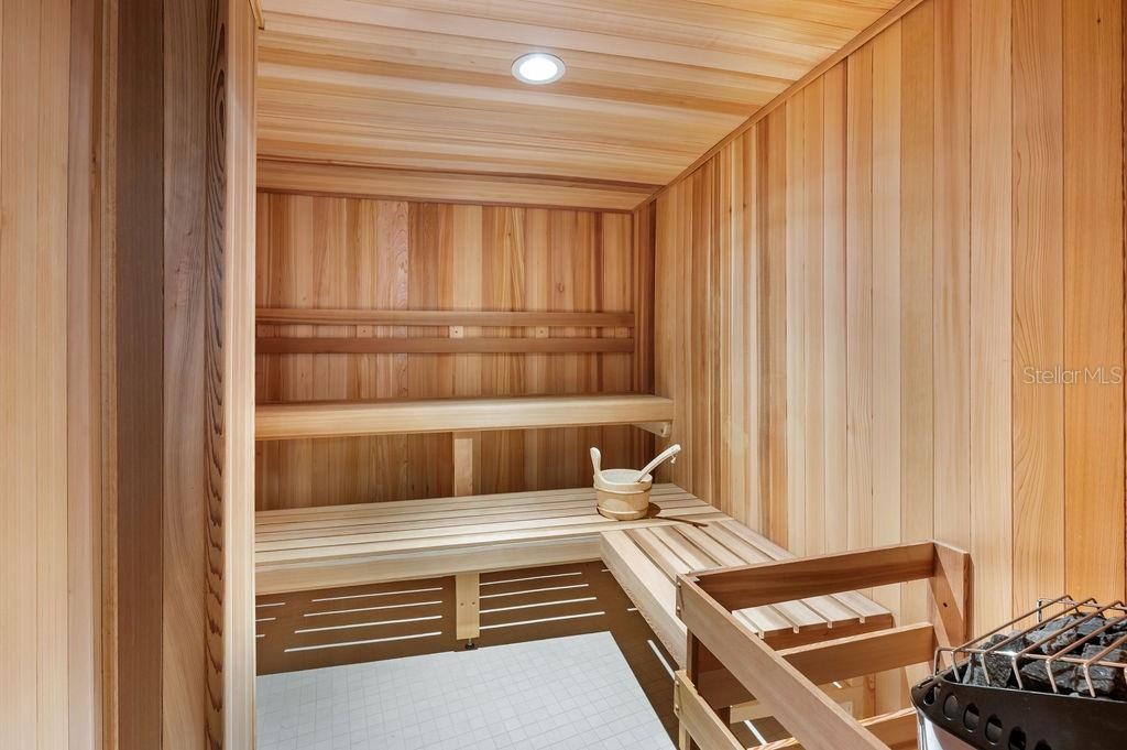 Newly installed mens and woman's saunas