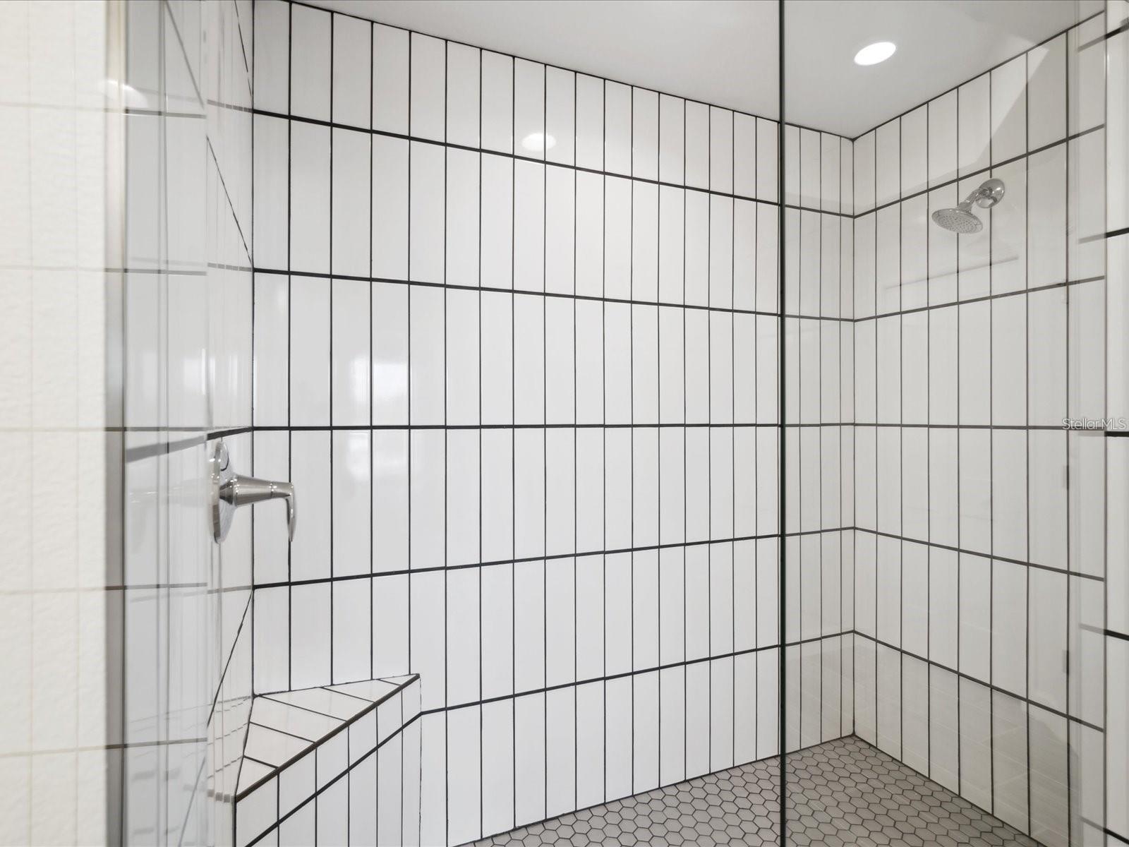 Large shower in Master Bath