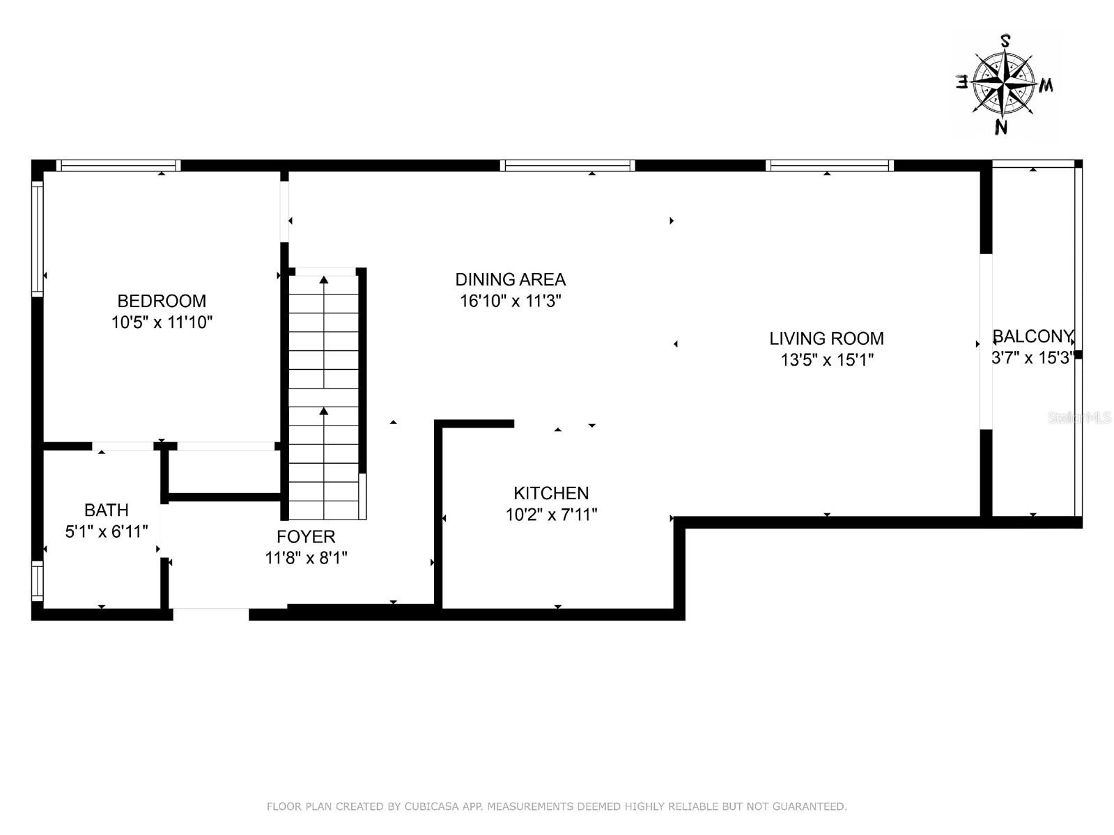 Floor plan main living area-Level 2