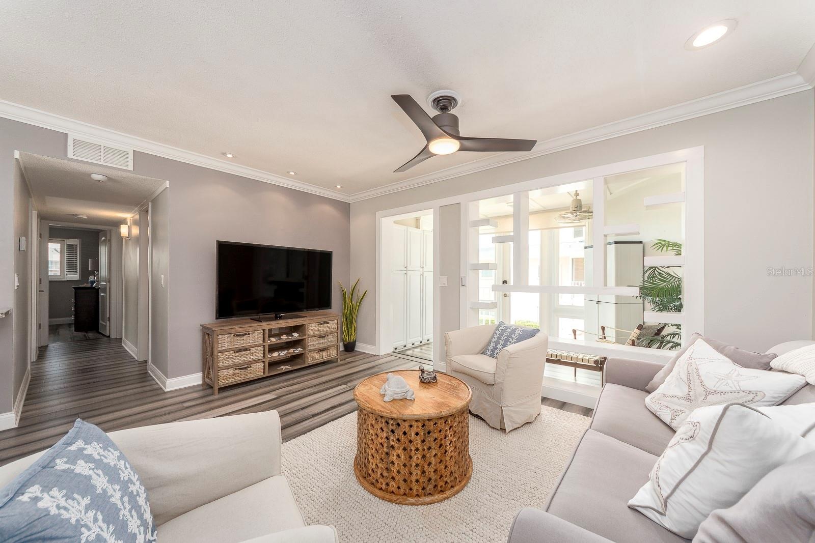 Bamboo plank flooring