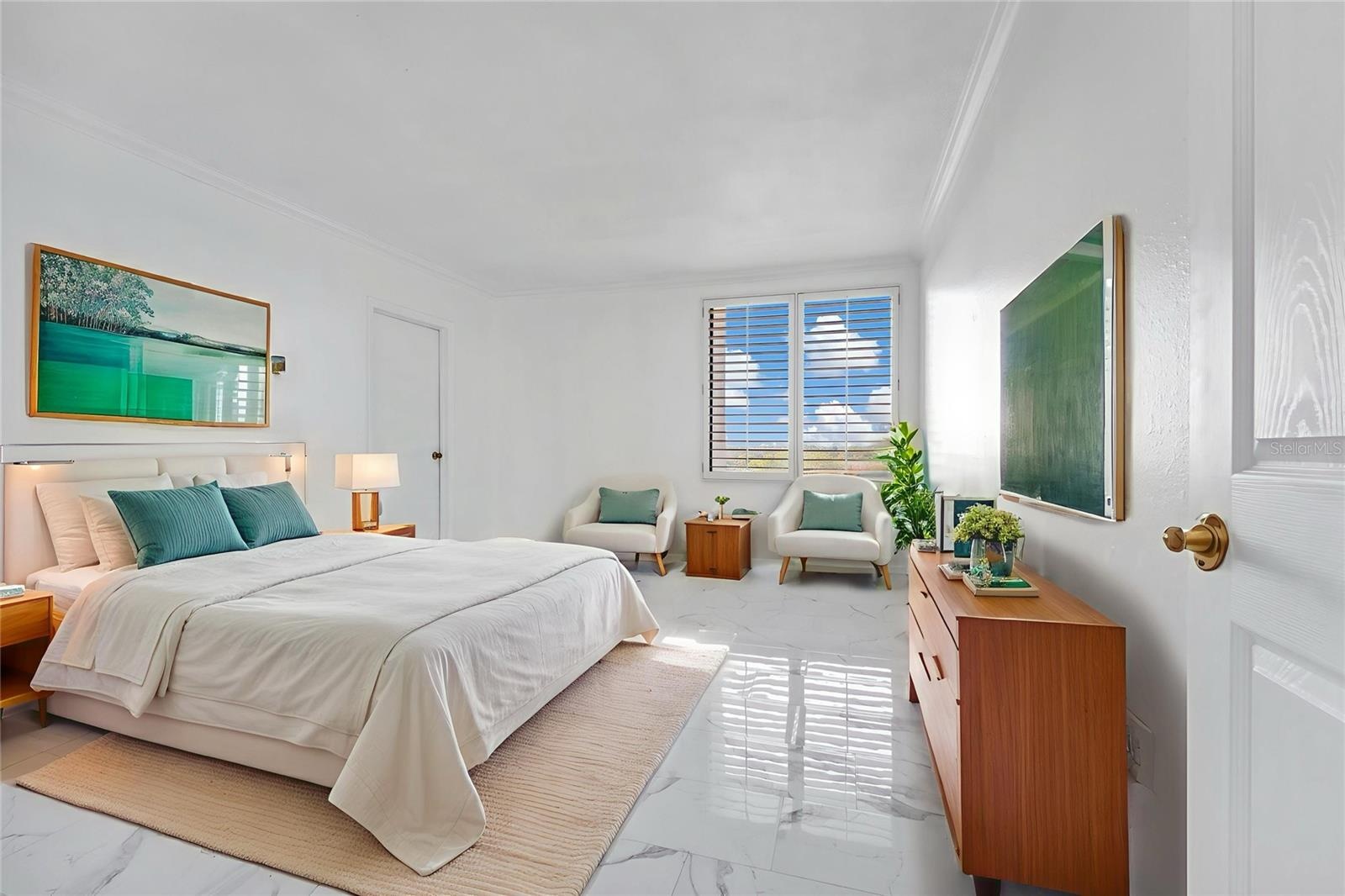Second bedroom virtual staged.