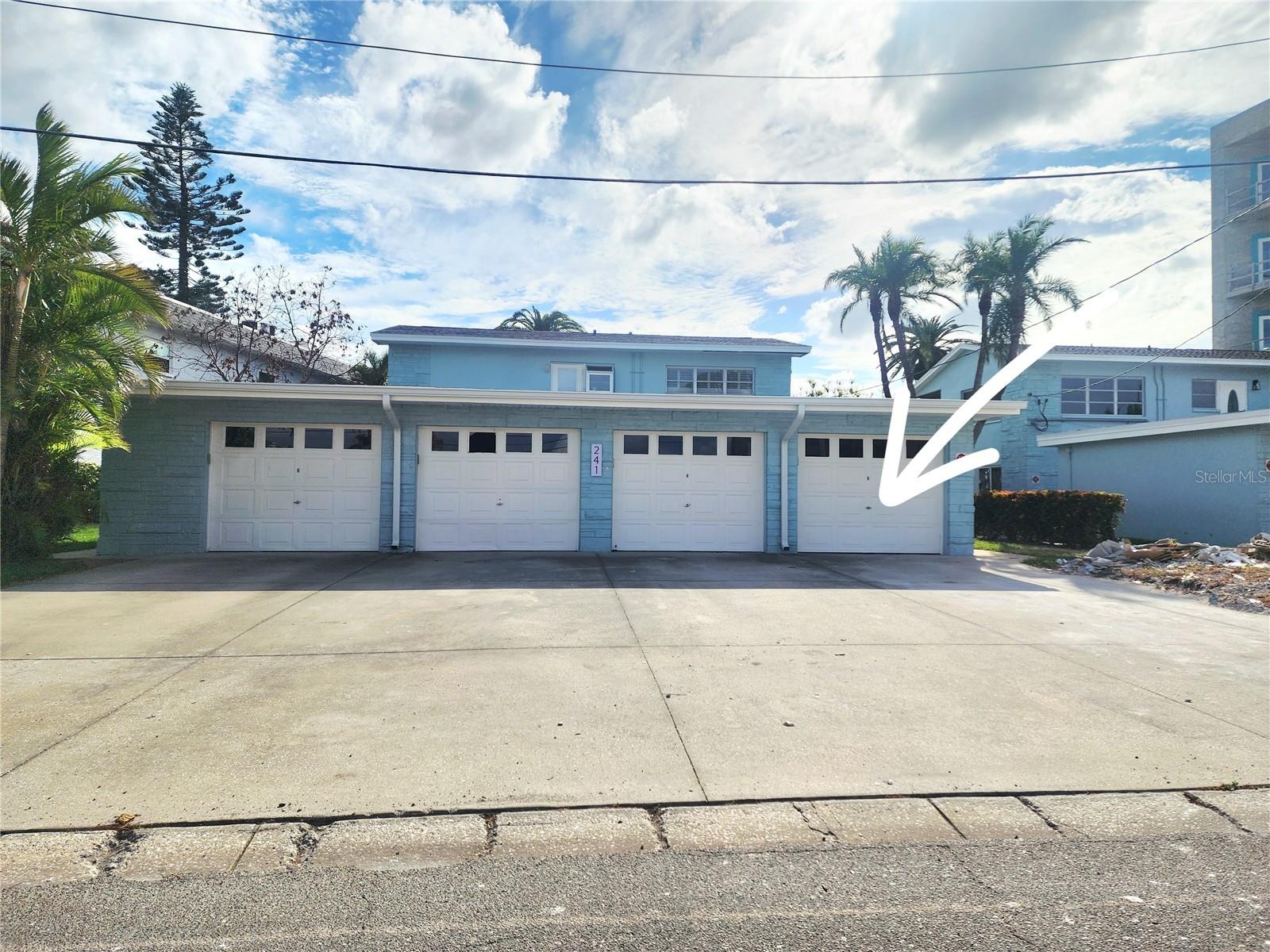 Deeded garage