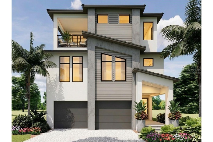 Virtually Staged Front Exterior