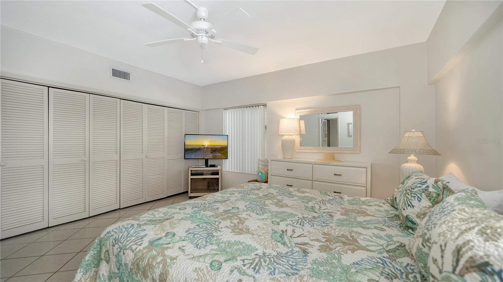 Generous closet/storage space