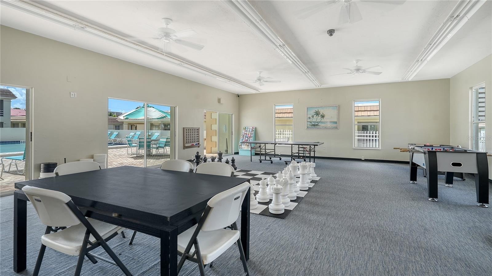 Community room for fun games