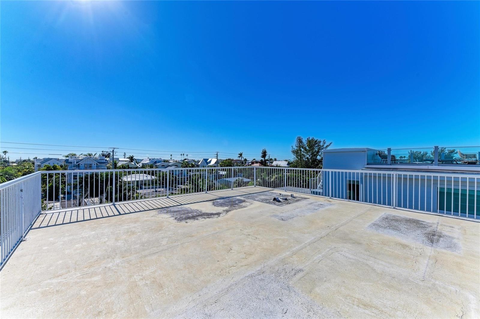 Rooftop deck