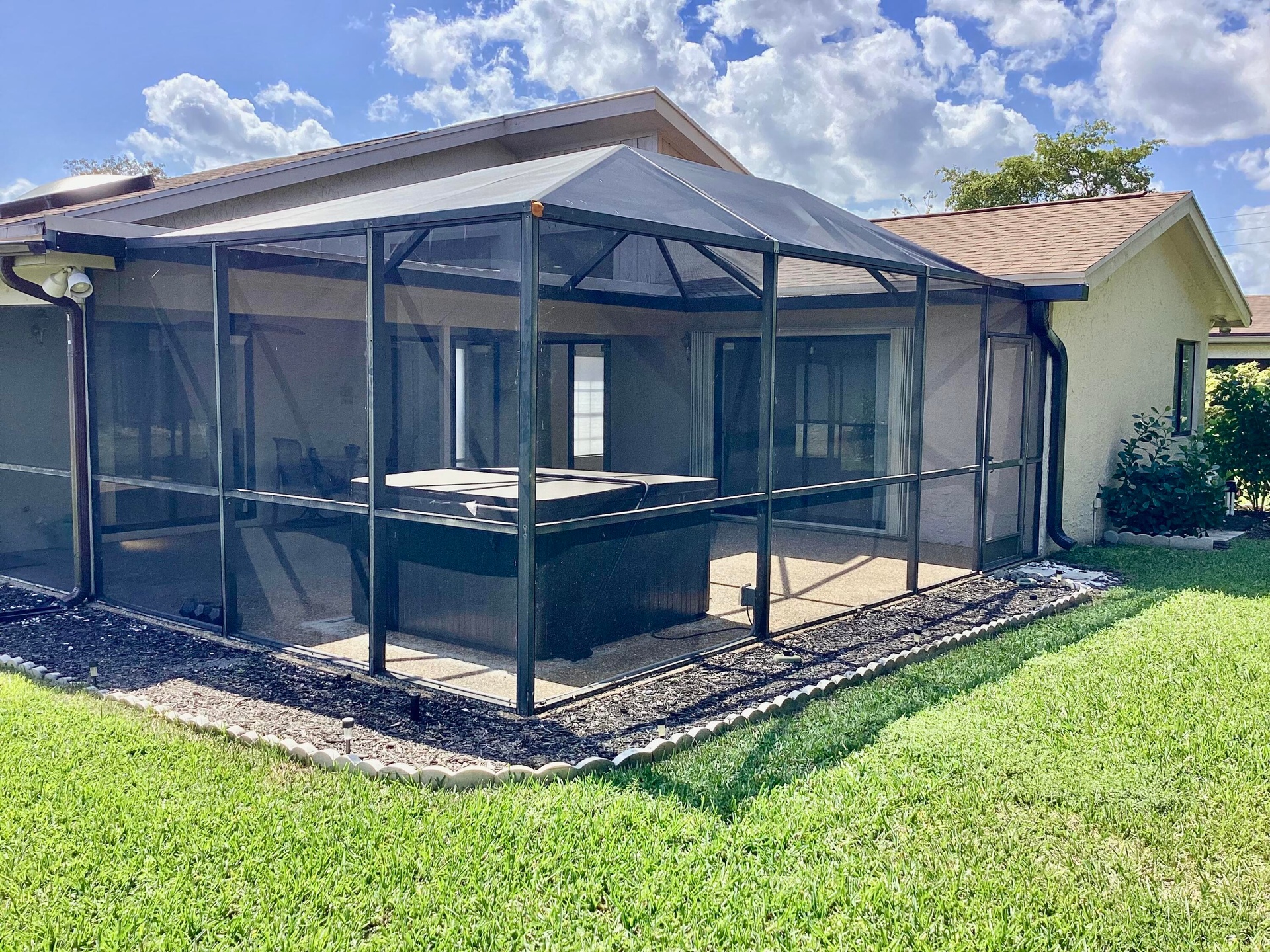 OUTSIDE SCREENED PATIO