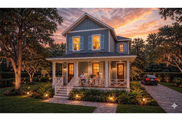Custom Craftsman Elevation