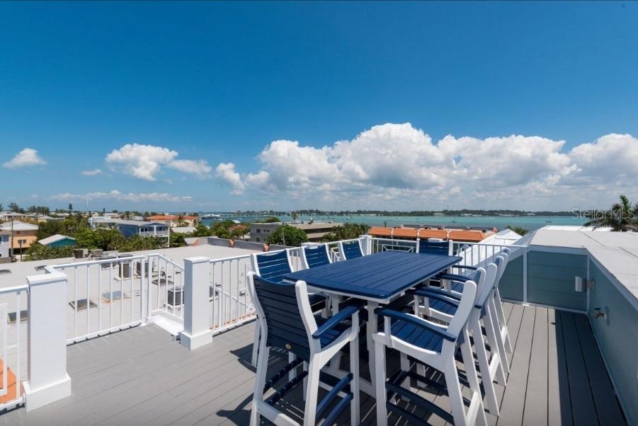 Rooftop with seating