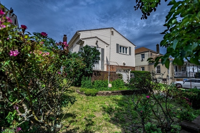 Right side of the property