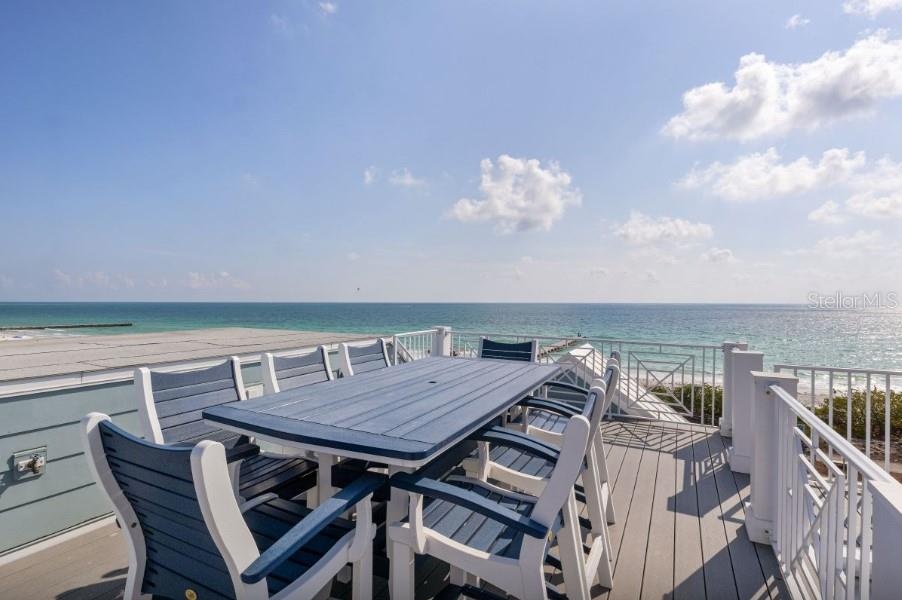 Rooftop with seating