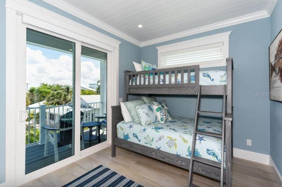 Bedroom #5 mid level with en suite bathroom